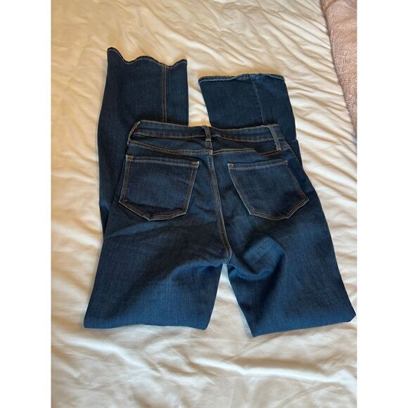 Old Navy Flare Extra High Rise Dark Wash Jeans size 2 - Picture 4 of 4